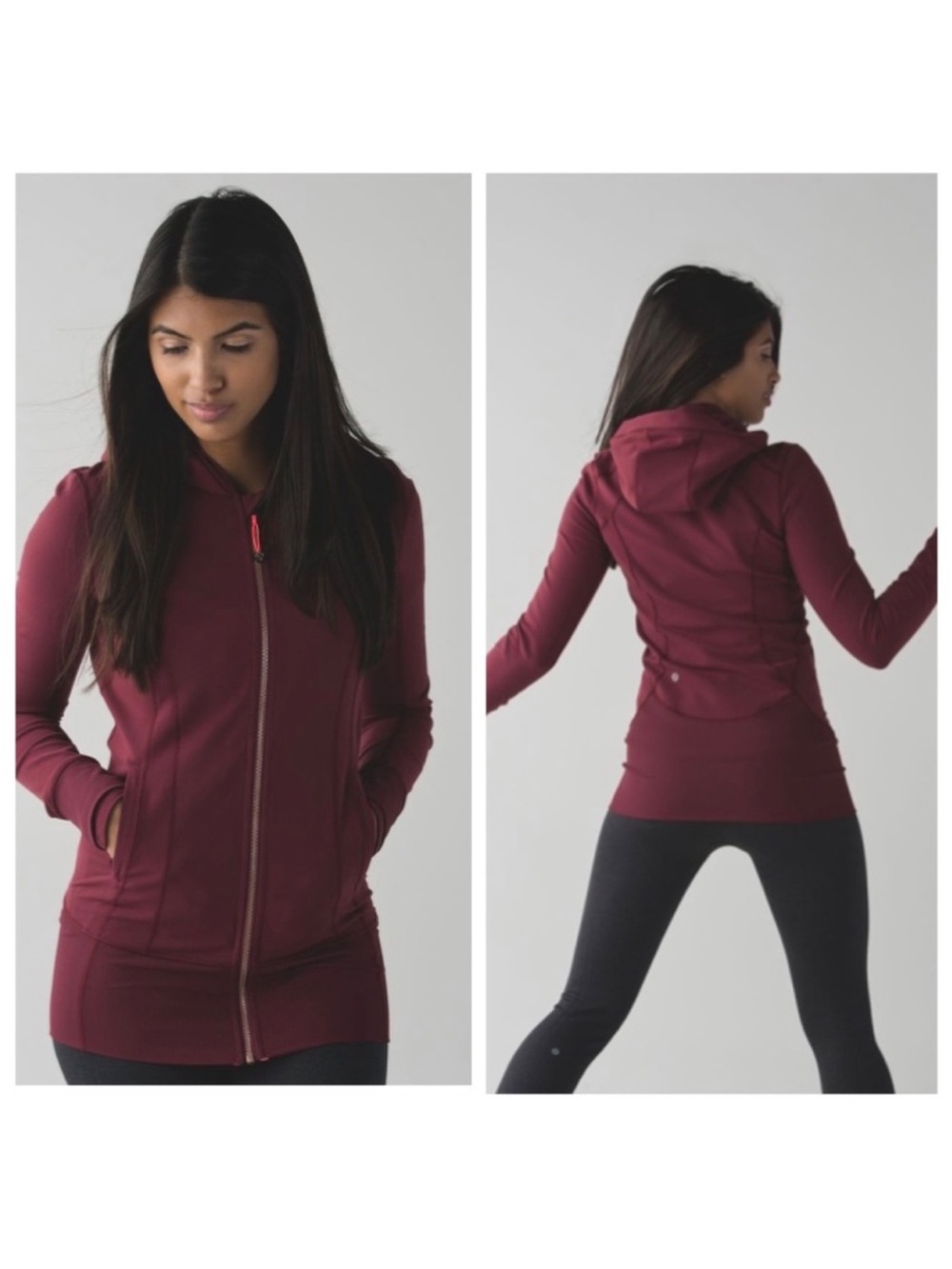 Lululemon Daily Practice Jacket Wine Berry